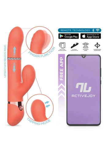 Intoyou App Series Mindy  - wibrator ze stymulatorem łechtaczki sterowany aplikacją