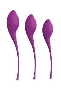 Pleasure Balls & Eggs Kegel - zestaw kulek do treningu mięśni Kegla