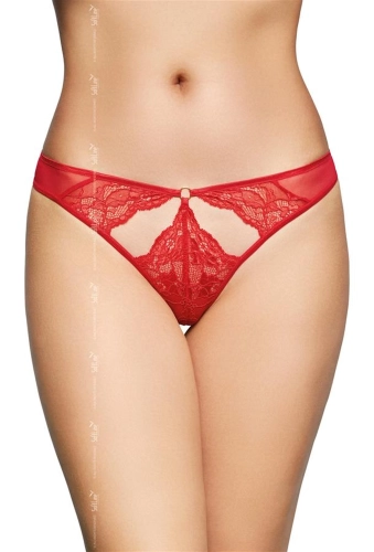 Stringi damskie 2497 czerwone