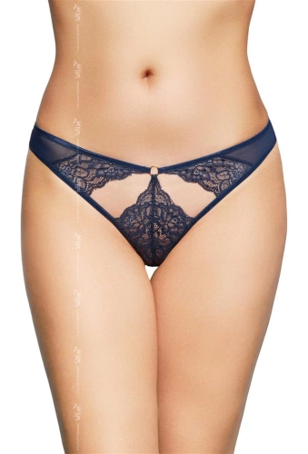 Stringi damskie 2497 niebieskie