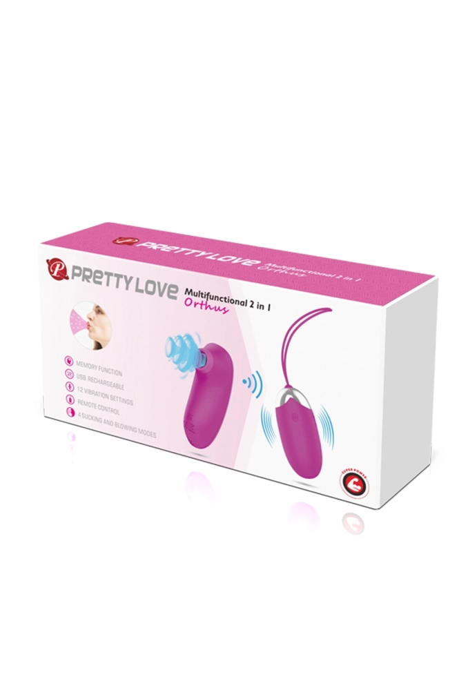 Pretty Love Orthus - wibrujące jajeczko i masażer łechtaczki 6.webp