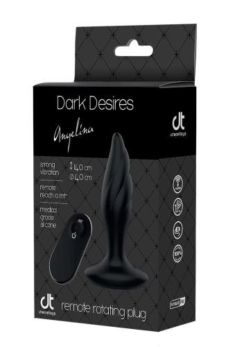 Dark Desires Angelina - korek analny sterowany pilotem