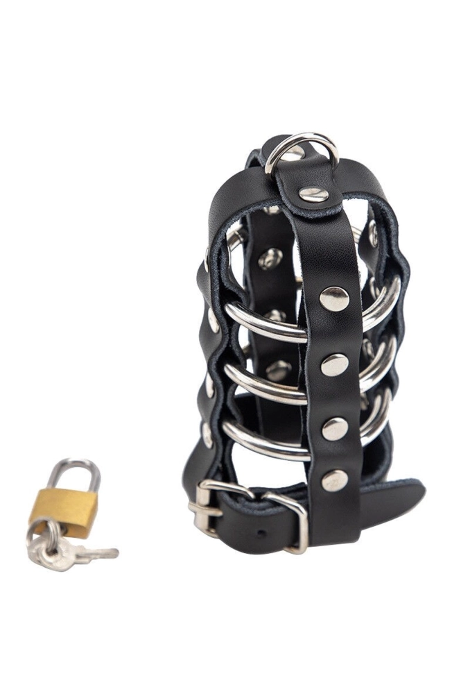 Mokko Chastity Cage Black - kaganiec na penisa.webp