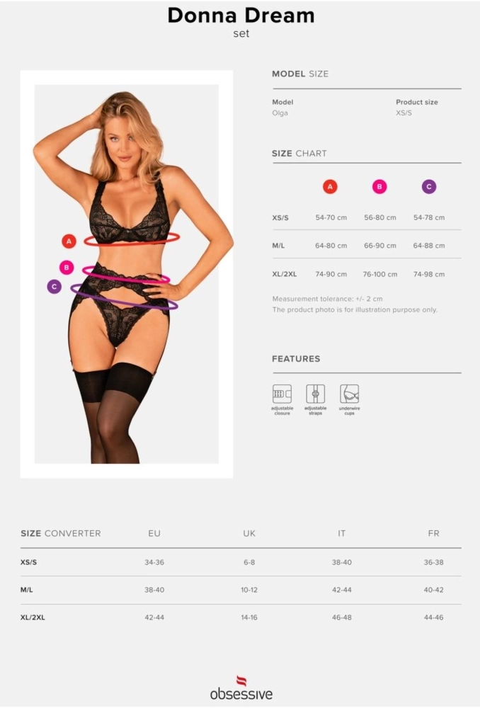 Obsessive Donna Dream - komplet z pasem do pończoch 4.webp