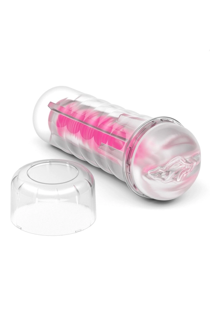 Lumino Play Masturbator Pink Glow 8,5 - masturbator typu fleshligt 3.webp
