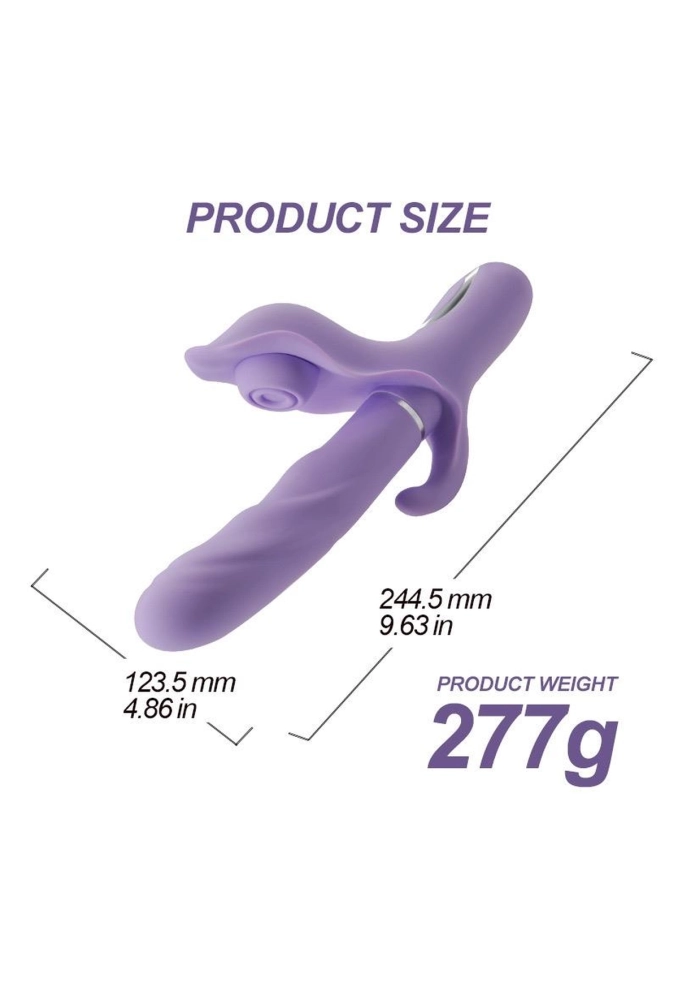 Engily Ross Apollo - wibrator z ruchem posuwistym góra-dół i pulsacjami 6.webp