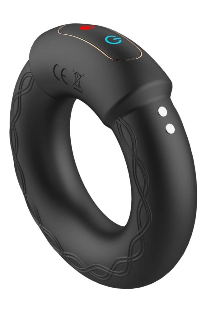 Vibrating Penis Ring with heating function - wibrujący pierścień erekcyjny z funkcją grzania.webp