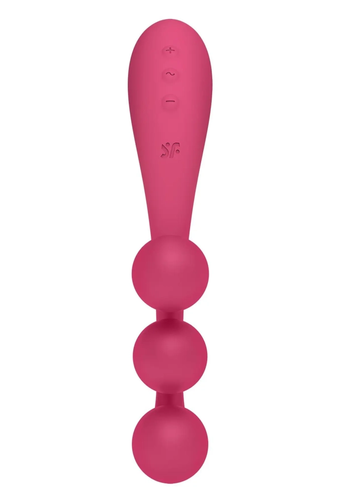 Satisfyer Tri Ball 1 Red - kulki wibrujące 7.webp