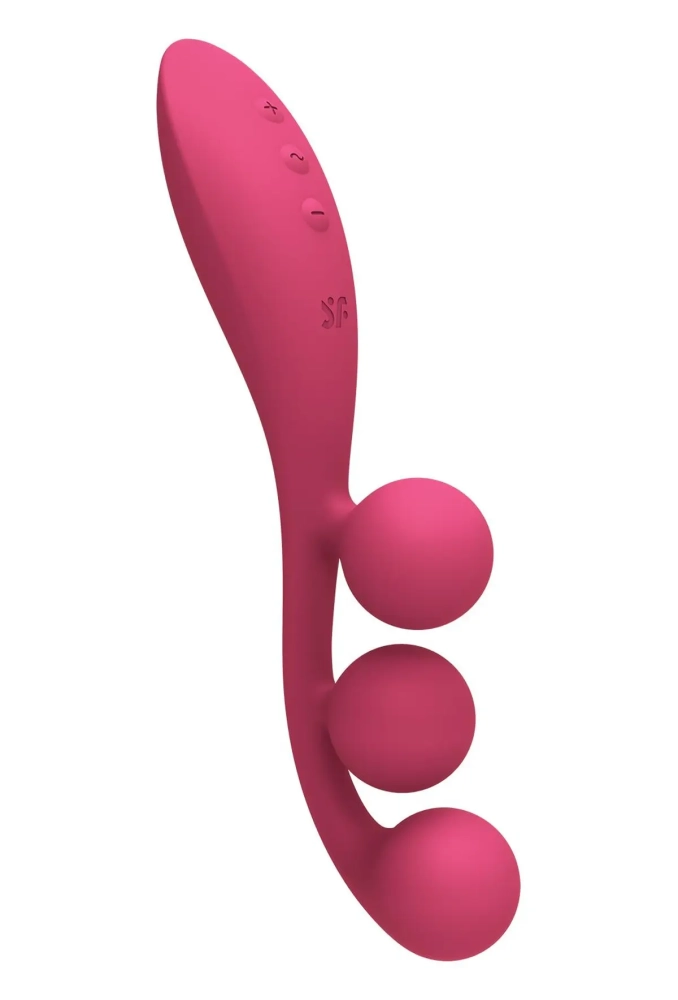 Satisfyer Tri Ball 1 Red - kulki wibrujące 6.webp