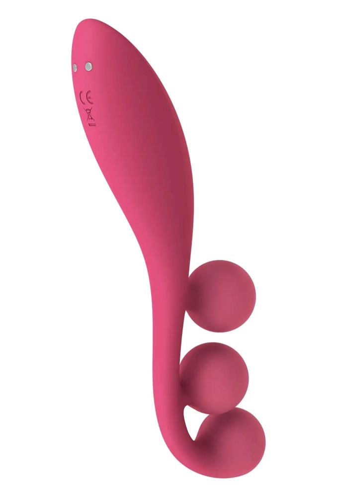 Satisfyer Tri Ball 1 Red - kulki wibrujące 5.webp
