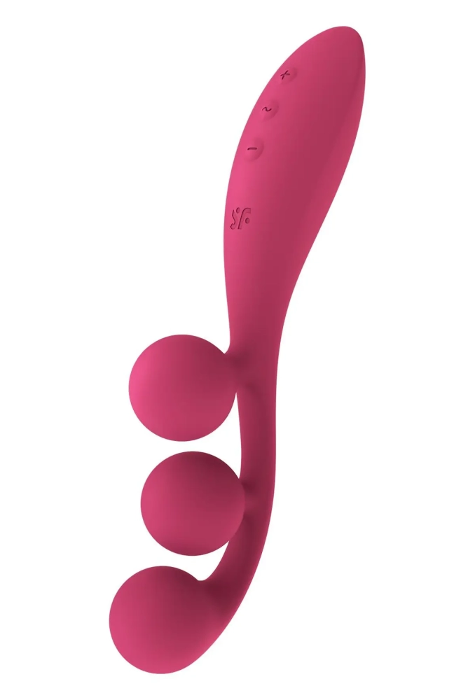 Satisfyer Tri Ball 1 Red - kulki wibrujące.webp