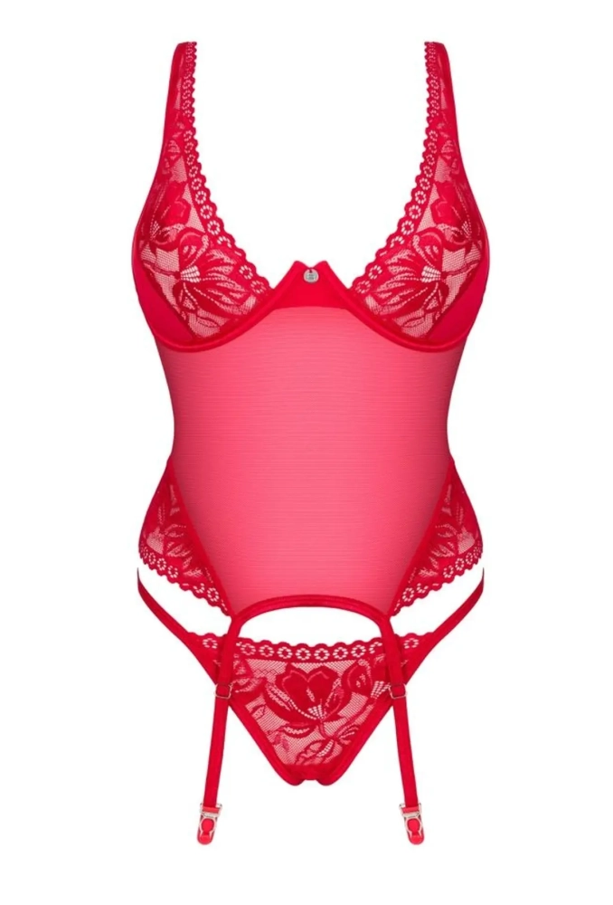 Obsessive Lacelove  - prześwitujący czerwony gorset 5.webp