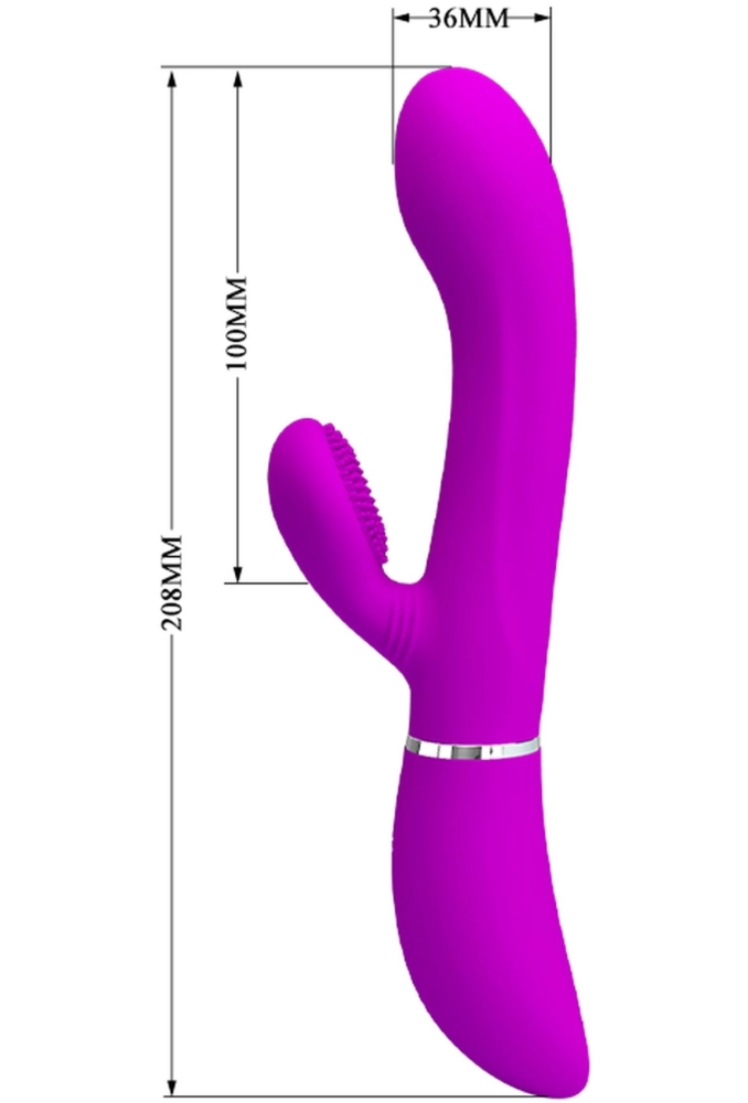 Pretty Love Clitoris Vibrator - wibrator ze stymulatorem łechtaczki 4.webp