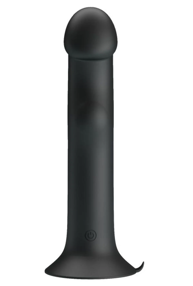 Pretty Love Murray Dildo with Vibration Black - silikonowe dildo z wibracją 6.webp