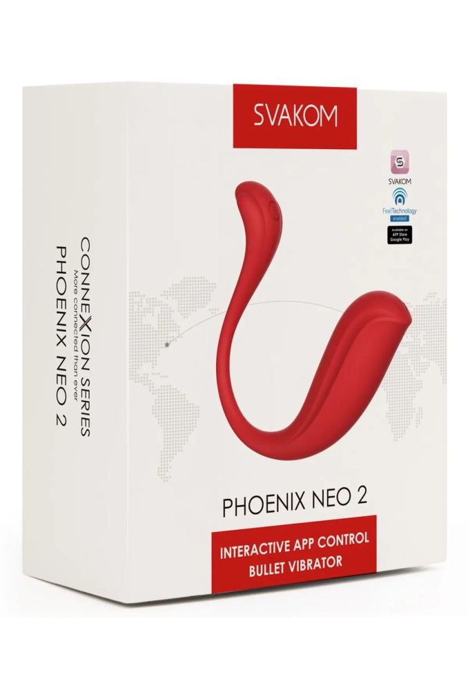 Svakom Phoenix Neo 2 - interaktywana kulka wibrująca sterowana aplikacją.webp