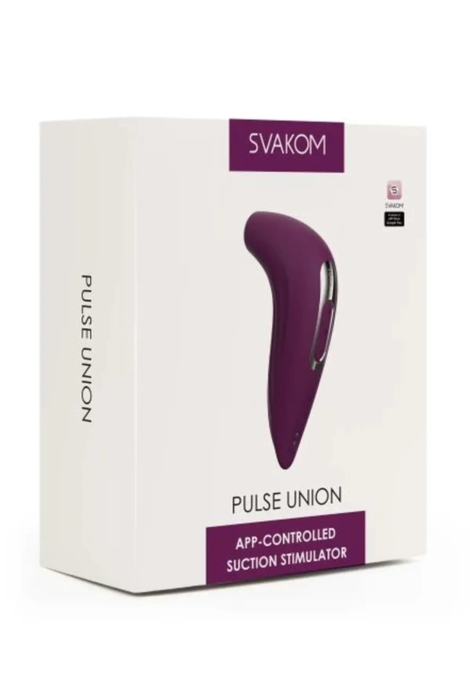Svakom Pulse Union Purple - bezdotykowy masażer łechtaczki sterowany aplikacją.webp