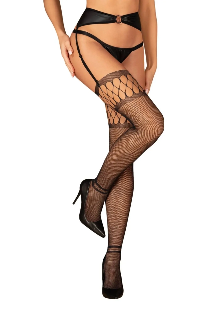 Obsessive S826 - czarne pończochy.webp