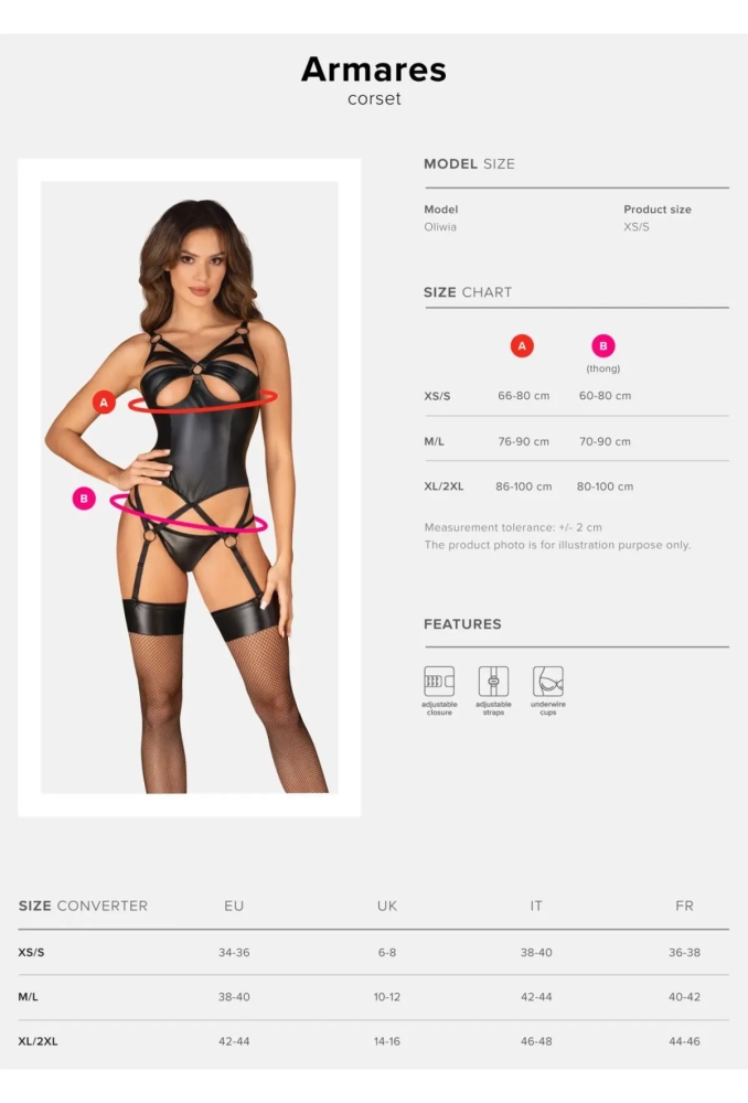 Obsessive Armares - czarny gorset i stringi 4.webp