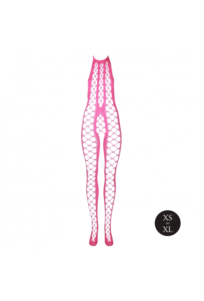 Ouch! Bodystocking with Halterneck Pink  - świecące w ciemności bezszwowe zielone bodystocking 5.webp