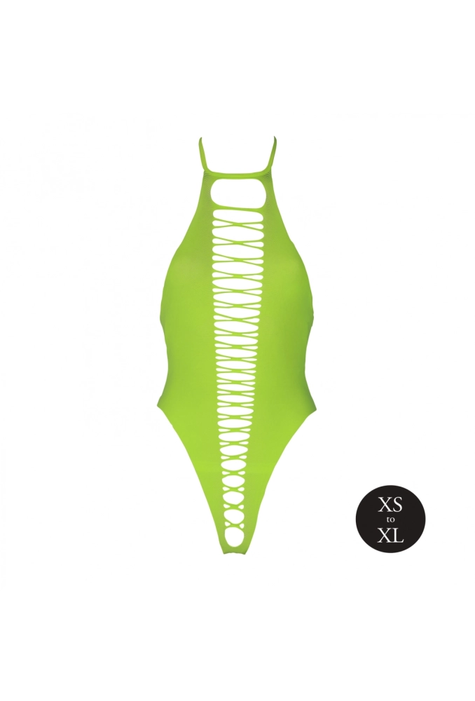 Ouch! Body Neon Green - świecące w ciemności bezszwowe zielone body 5.webp