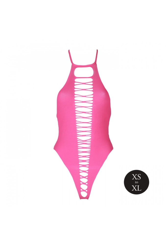 Ouch! Body Neon Pink - świecące w ciemności bezszwowe różowe body 5.webp
