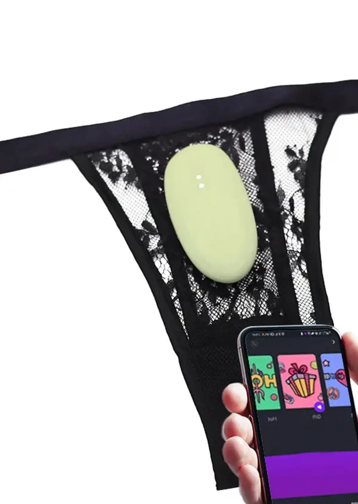 Magic Motion Nyx Smart Panty Vibrator Green - wibrator do majtek sterowany aplikacją 2.webp