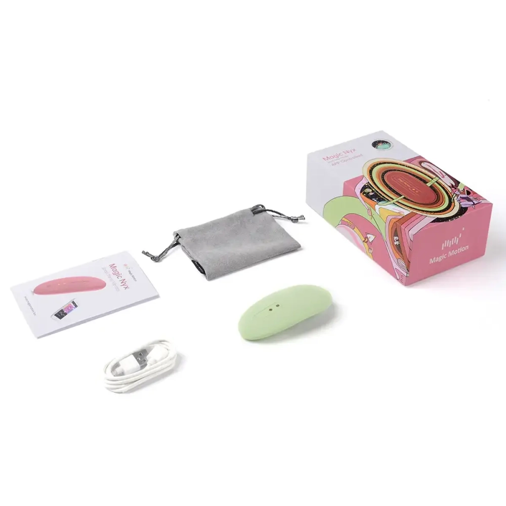 Magic Motion Nyx Smart Panty Vibrator Green - wibrator do majtek sterowany aplikacją 4.webp