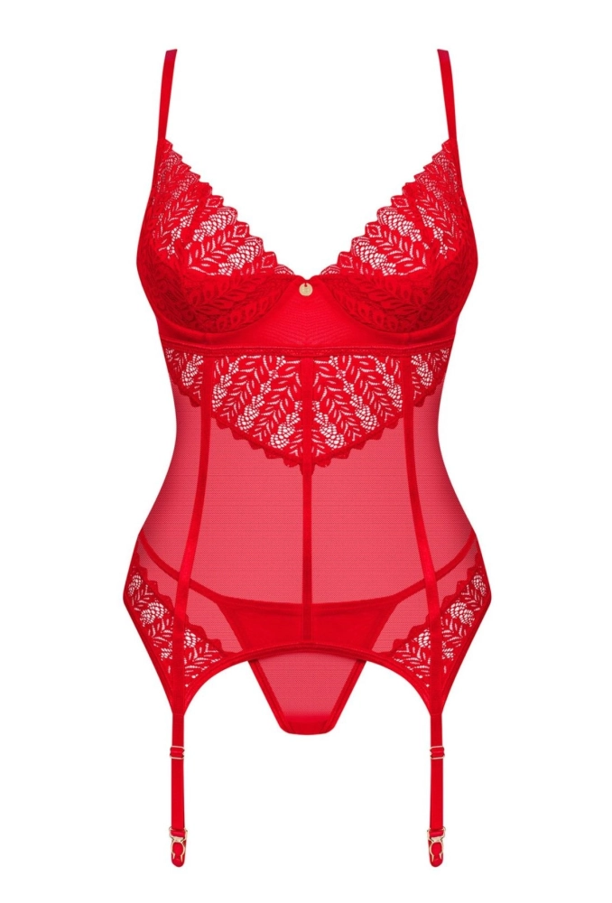 Obsessive Ingridia - czerwony gorset i stringi 3.webp