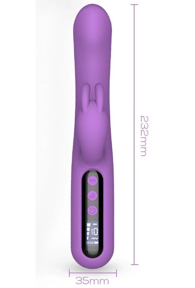 Engily Ross Digital Swell Led Rabbit Vibrator - wibrator ze stymulatorem łechtaczki 4.webp