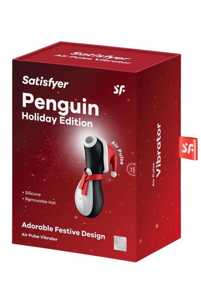 Satisfyer Penguin Holiday Edition - stymulator falami powietrza PINGWINEK ORYGINALNY ŚWIĄTECZNA EDYCJA 6.webp