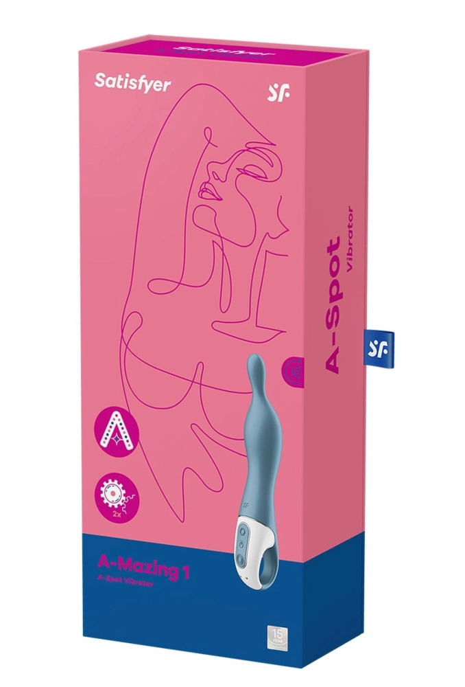 Satisfyer A-Mazing 1 Blue - wibrator silikonowy 8.webp