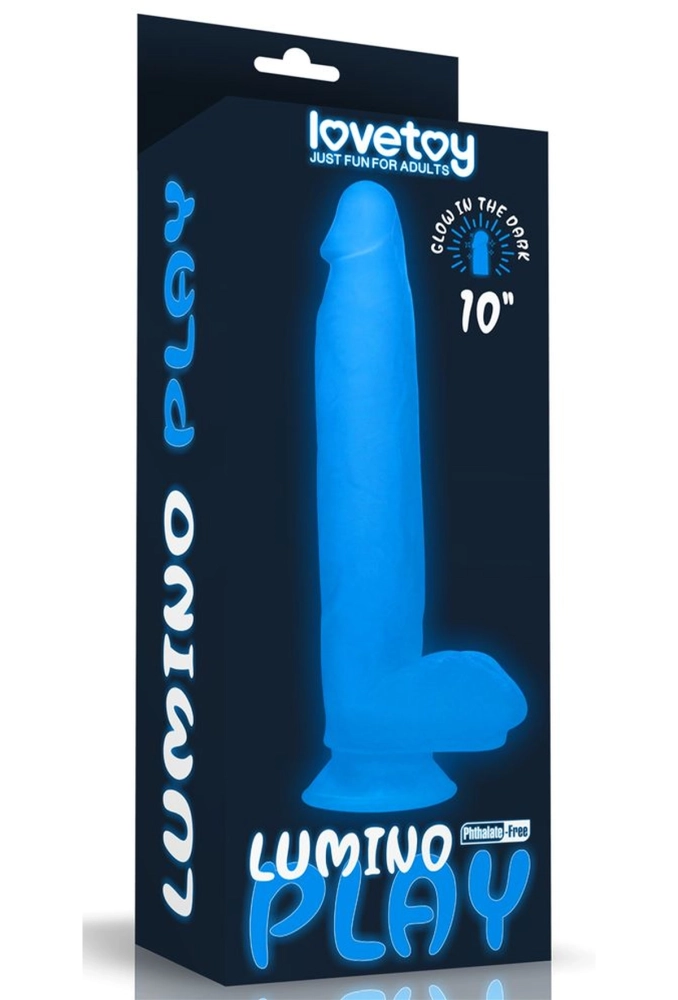 Lovetoy Lumino Play Dildo 10 - dildo świecące w ciemności 2.webp