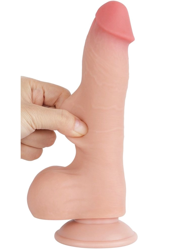 Lovetoy Sliding Skin Dual Layer Dong Flesh 8 - dildo z ruchomą skórą 20 cm 3.webp