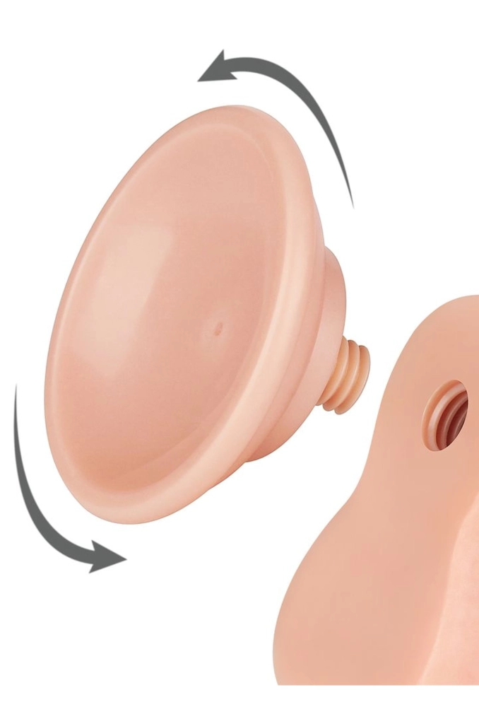 Lovetoy Sliding Skin Dual Layer Dong Flesh 8 - dildo z ruchomą skórą 20 cm 6.webp