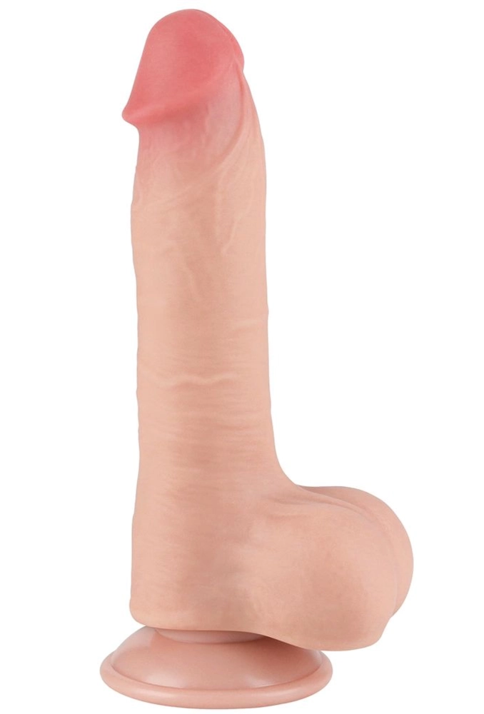Lovetoy Sliding Skin Dual Layer Dong Flesh 8 - dildo z ruchomą skórą 20 cm.webp