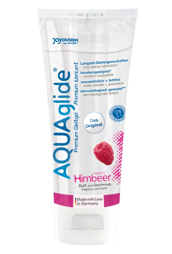 AQUAglide Rasberry 100ml - żel nawilżający o smaku malinowym.webp