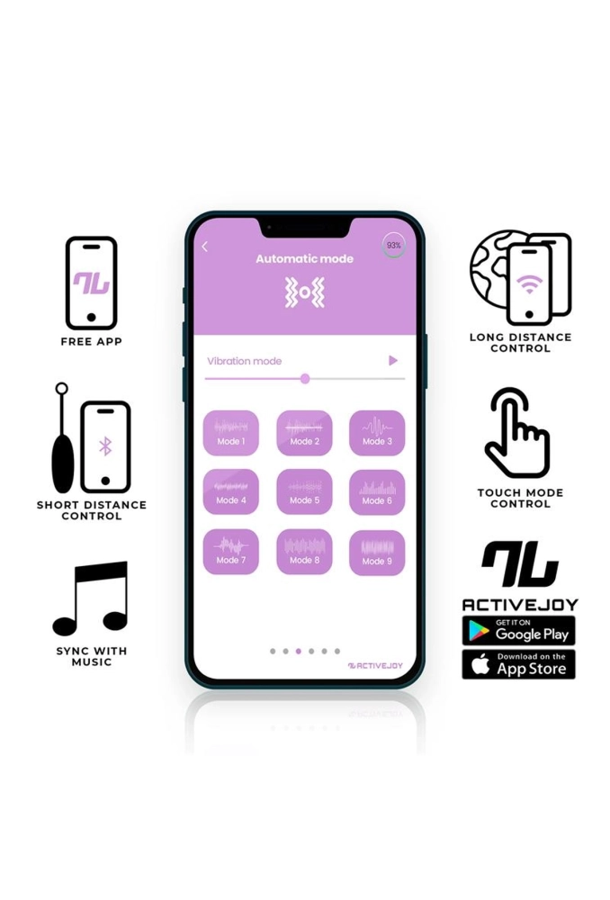 Intoyou App Series Vibrating Egg Blue - jajeczko wibrujące sterowane aplikacją 5.webp