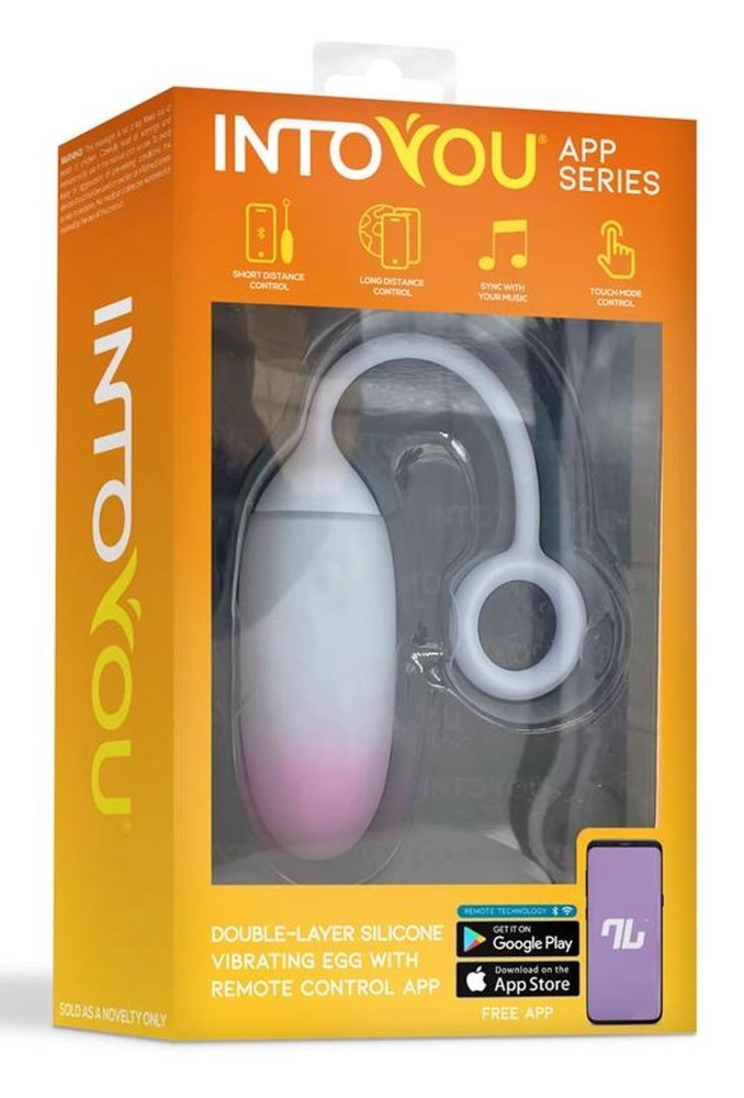 Intoyou App Series Vibrating Egg Blue - jajeczko wibrujące sterowane aplikacją 6.webp