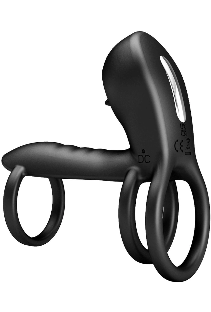 Pretty Love Vibrating Penis Ring - wibrująca nakładka na penisa 4.webp