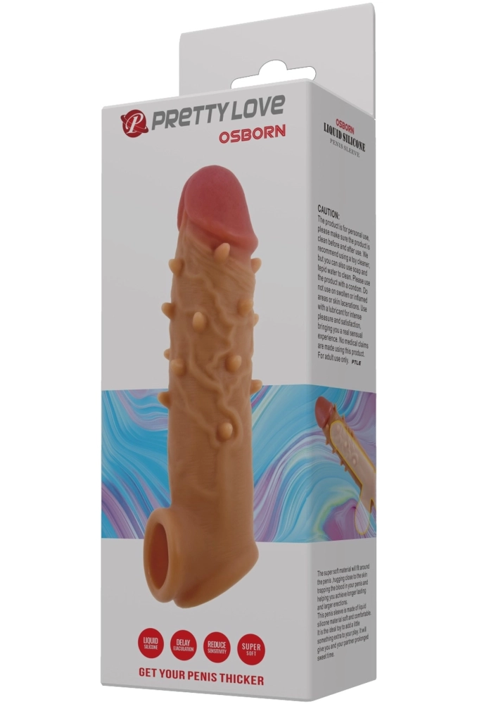 Pretty Love Osborn - stymulująca nakładka na penisa 6.webp