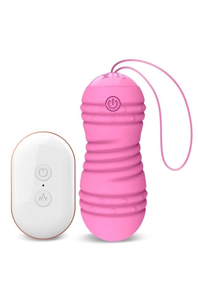 Latetobed Hiibo Pink - obrotowe wibrujące jajko dopochwowe.webp