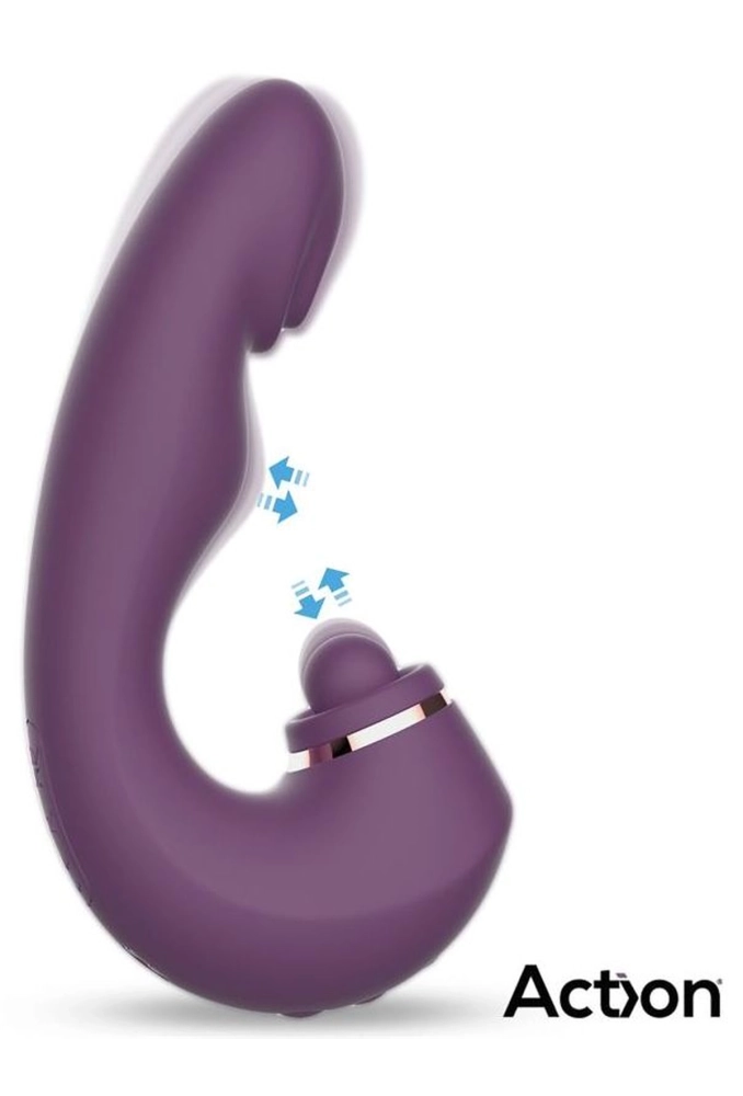 Action Turis - wibrator ze stymulatorem łechtaczki.webp
