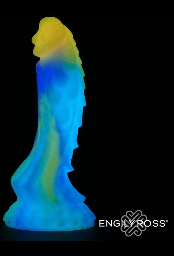 Dildox Luminiscent Dragon - silikonowe dildo świecące w ciemności 8.webp