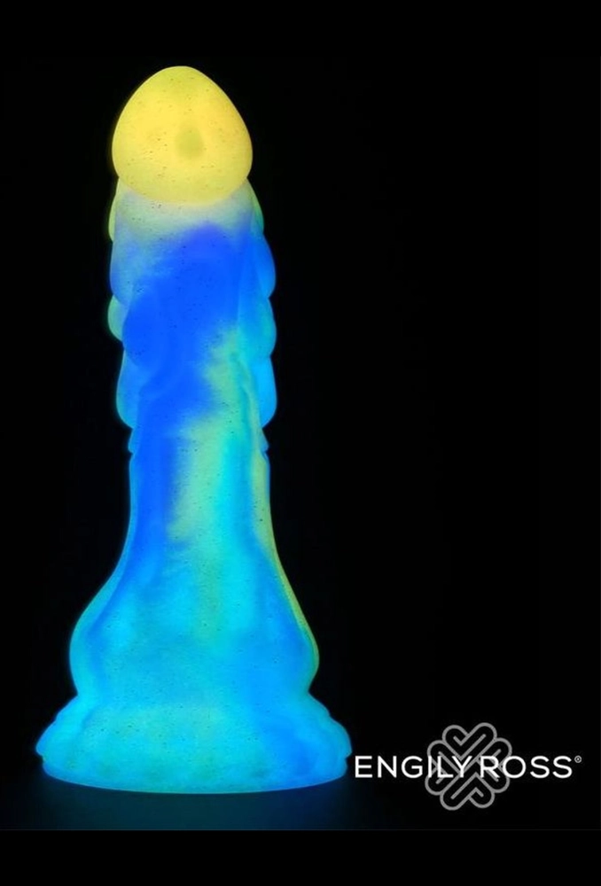 Dildox Luminiscent Dragon - silikonowe dildo świecące w ciemności 7.webp