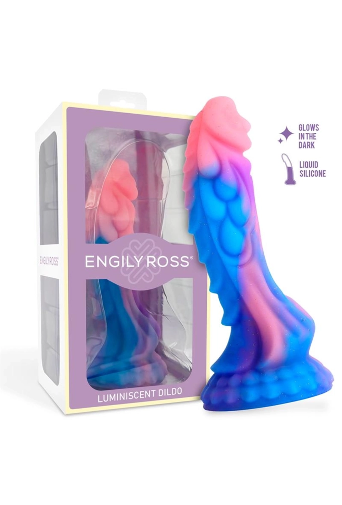 Dildox Luminiscent Dragon - silikonowe dildo świecące w ciemności.webp