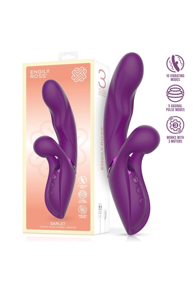 Engily Ross Garlet - wibrator ze stymulatorem łechtaczki 6.webp