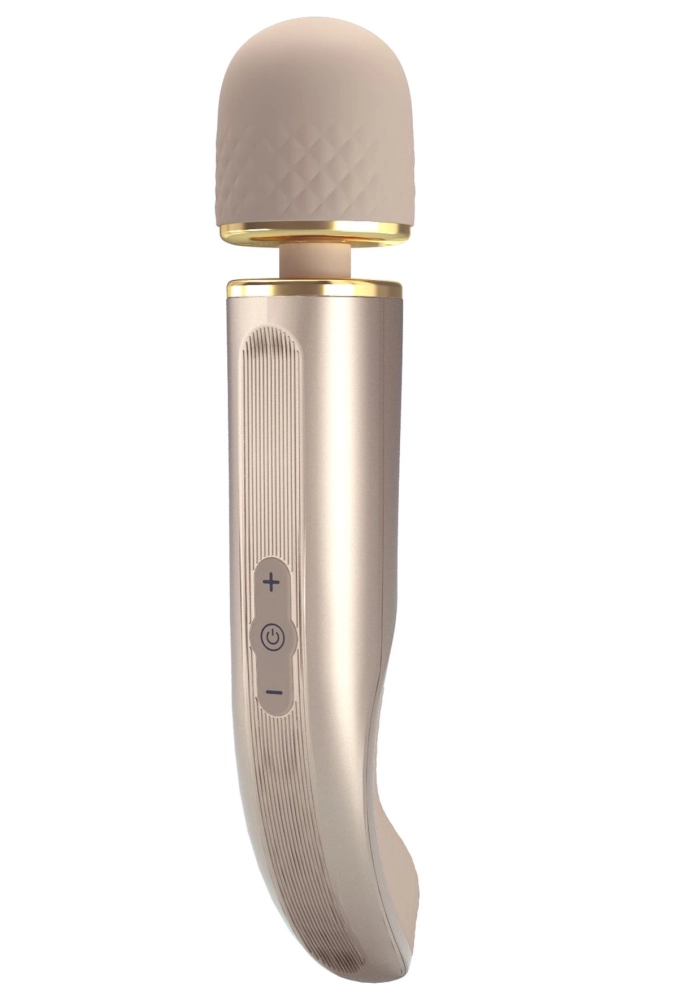Pretty Love Interesting Massager Gold - rożdżka masażer do ciała i łechtaczki.webp