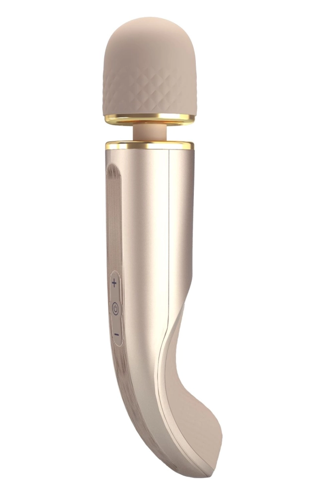 Pretty Love Interesting Massager Gold - rożdżka masażer do ciała i łechtaczki  3.webp