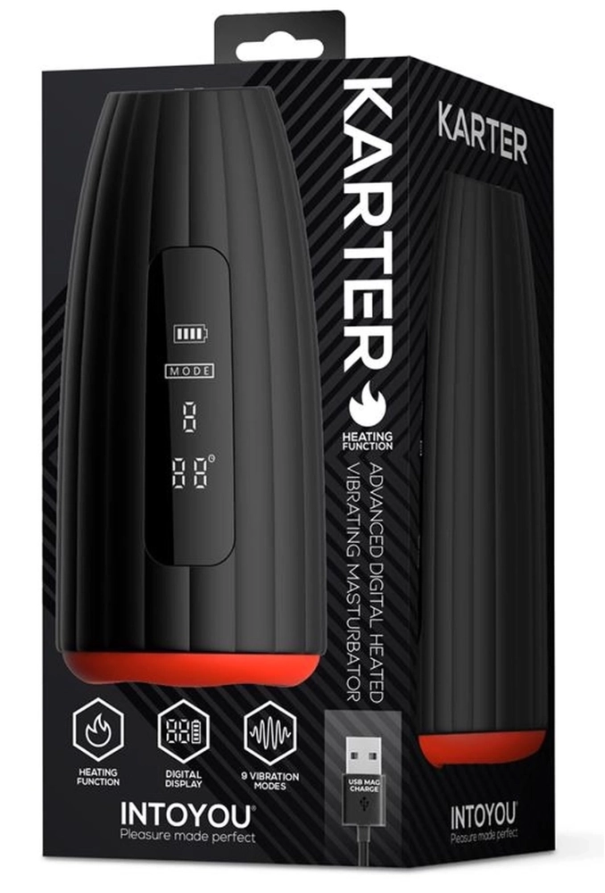 Intoyou Karter - masturbator podgrzewaniem i cyfrowym wyświetlaczem.webp