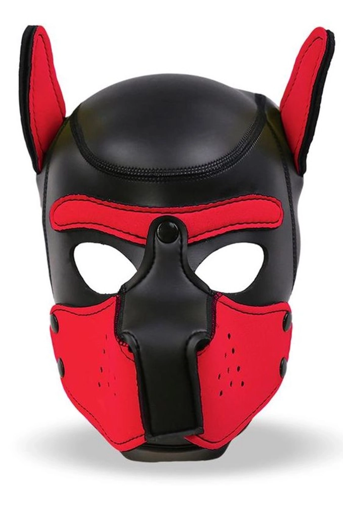 Intoyou Bdsm Line Hound Dog BlackRed - maska psa 3.webp